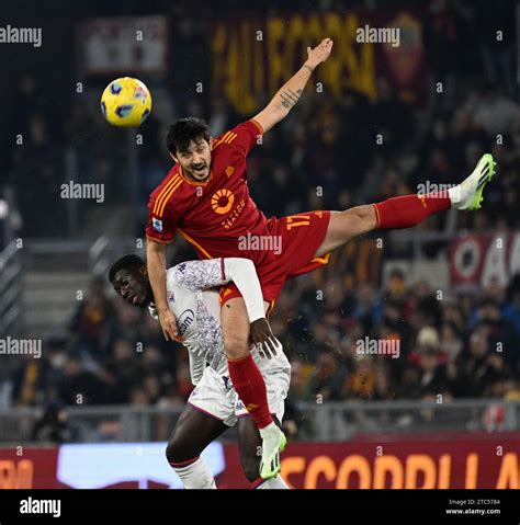 Rome Italy Th Dec Roma S Sardar Azmoun Top Vies With