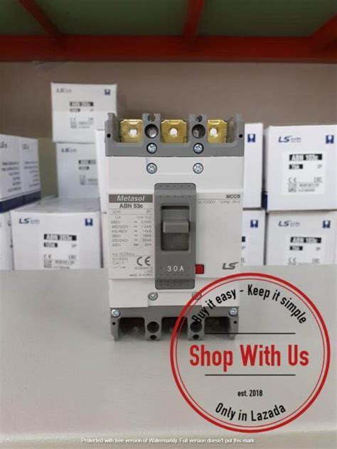 LS Automat MCCB ABN53c 15A Át Khối MCCB LS ABN53c Át 3 Pha 15A LS