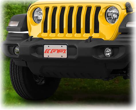 Front License Plate Bracket To Fit 2020 2021 2022 2023 Jeep Wrangler