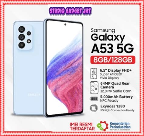 Samsung Galaxy A53 5G Ram 8 128GB Garansi Resmi Lazada Indonesia