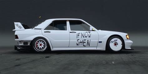 A$AP rocky unveils 'need for speed' mercedes-benz 190E