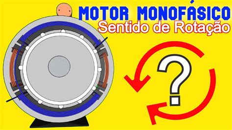 Como inverter o sentido de rotação do MOTOR MONOFÁSICO 33 YouTube