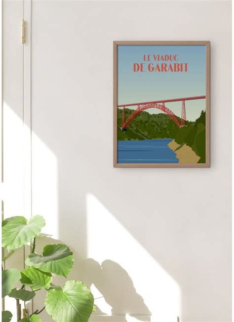 Affiche Le Viaduc De Garabit Affiche Ville De France LAfficherie