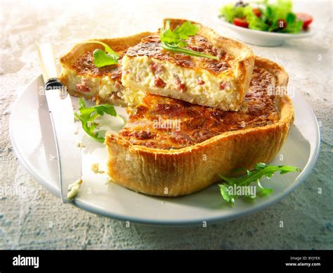 Quiche Lorraine Stock Photo Alamy