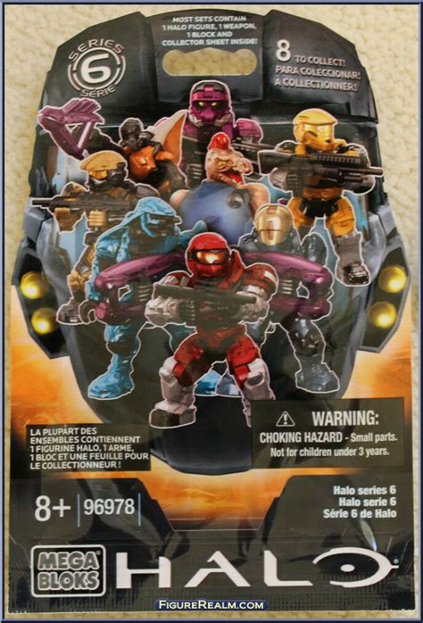 Covenant Elite Combat Cyan Halo Blind Bags Series 6 Mega Bloks Action Figure