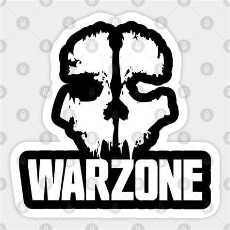 Warzone Ghosts Squad Warzone Sticker Teepublic