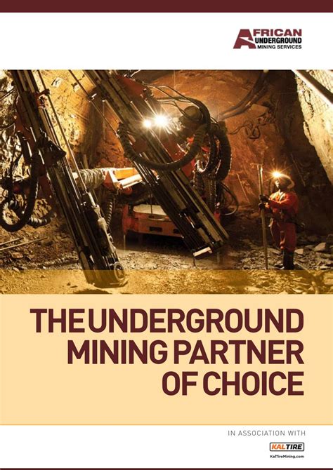 African Underground Mining Services Brochure 2018 By Mining Global