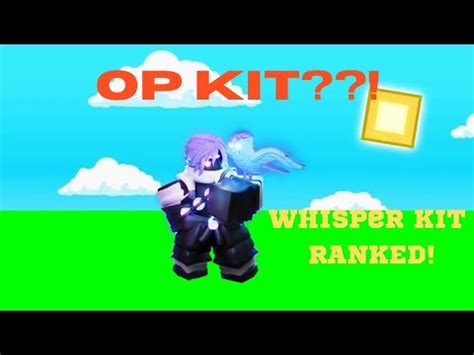 Using The Whisper Kit In Ranked Roblox Bedwars Youtube