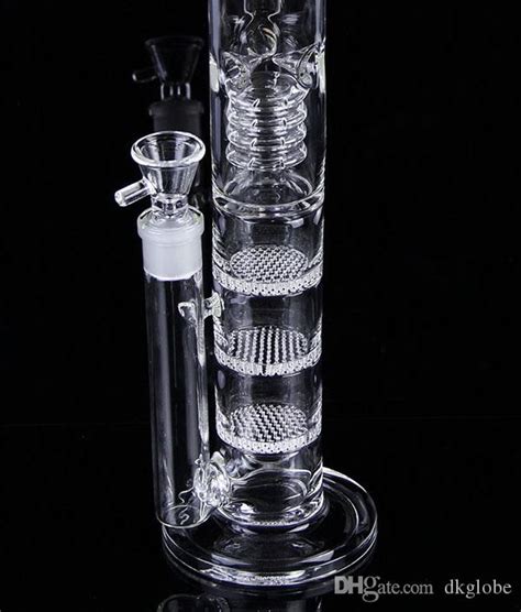 Glass Bong Inline Percolator Double Cross Perc Jm Flow Sci Glass Bong