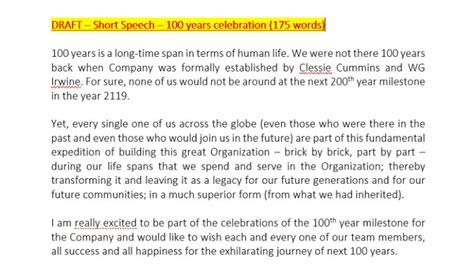 15 Short Memorized Speech Examples