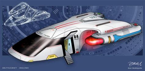 Shuttlecraft Hollows By Donmeiklejohn On Deviantart Star Trek Ships Star Trek Starships Star