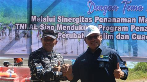 Hari Lingkungan Hidup PLN UIW Suluttenggo Dan TNI Tanam Mangrove