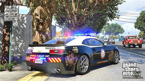 Gta 5 Mods Lspdfr 904 Fhp Camaro Patrol Gta 5 Real Life Pc Mod