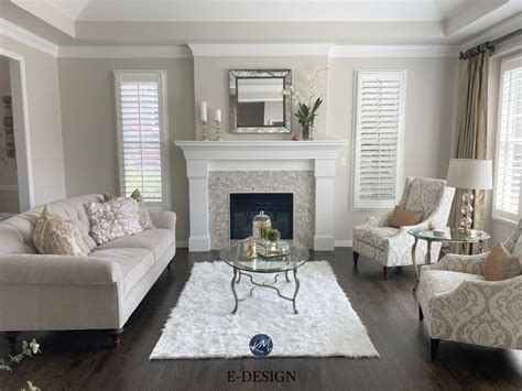 Benjamin Moore Edgecomb Gray A Fresh Home Remodel Living Room Wall