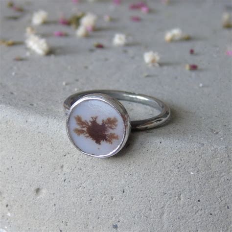 Dendritic Agate Ring Etsy Canada