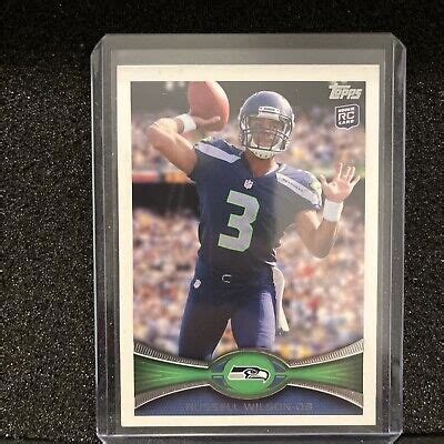 2012 TOPPS 165 RUSSELL WILSON ROOKIE CARD RC SEATTLE SEAHAWKS EBay