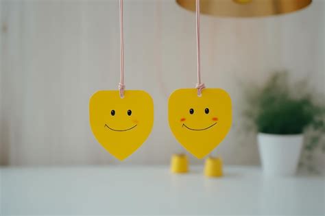 Premium Photo | Yellow card of friendship day with a heart