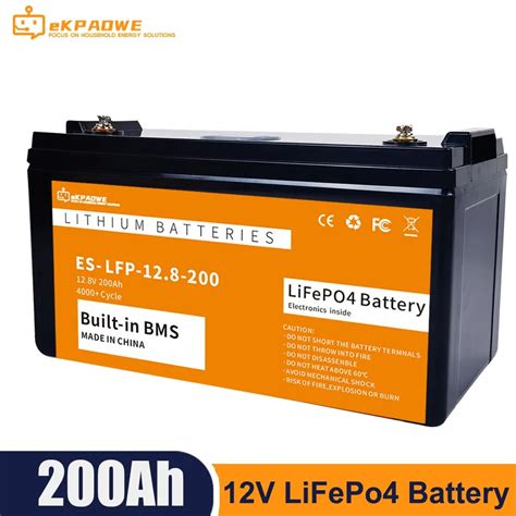 VEFEPO4 Batterie Lithium Fer Phate BMS Intégré pour Système d Massage