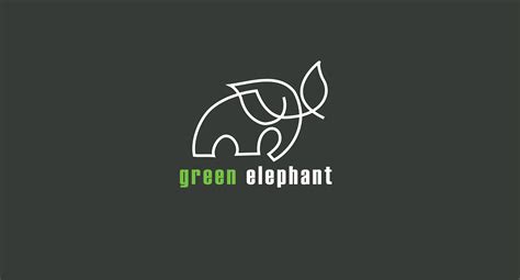 GREEN ELEPHANT LOGO on Behance