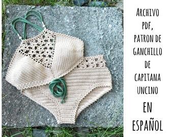 Pdf Patron De Ganchillo Coralia Top Bikini Parte De Arriba Etsy