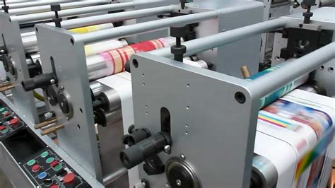 Machine pour l'impression d'étiquettes Flexographique machine d ...