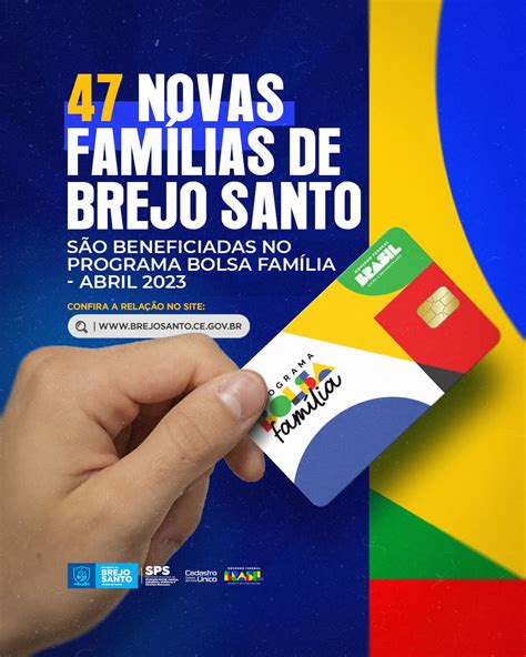 47 NOVAS FAMÍLIAS DE BREJO SANTO SÃO BENEFICIADAS NO PROGRAMA BOLSA