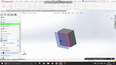 Solidworks Créer Un Plan Incliné Youtube