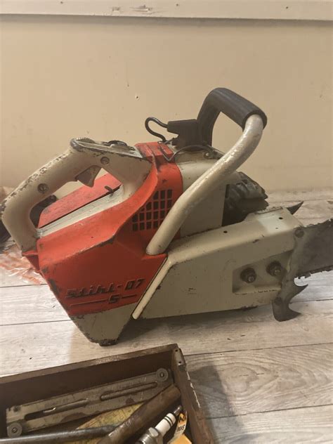 Stihl 07s 21 Chainsaw Vintage No Spark Needs Attention Very Original Collector Ebay