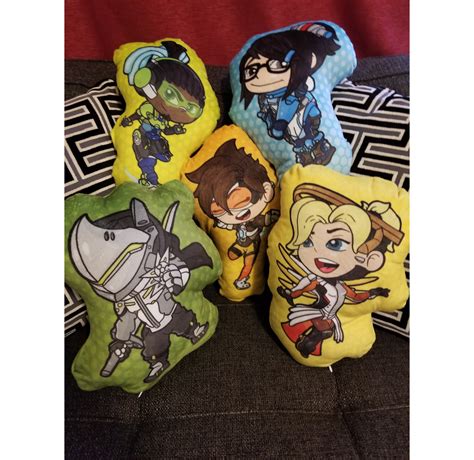 Overwatch Pillow Plush Master Listing Cute Stuffed Animal Etsy