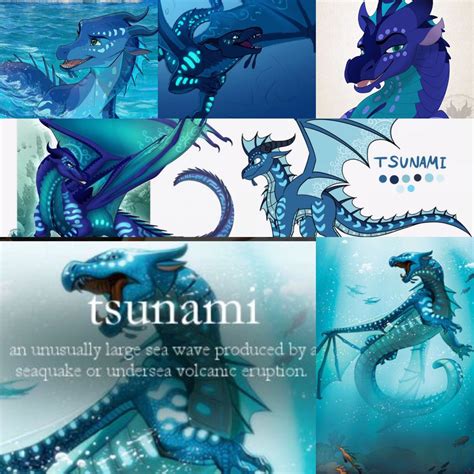 Wof Tsunami Fanart In Wings Of Fire Dragons Wings Of Fire Fire Art