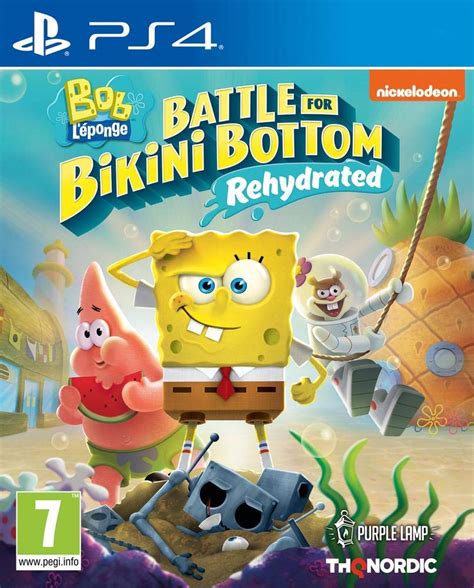 Spongebob SquarePants Battle For Bikini Bottom Rehydrated PS PS