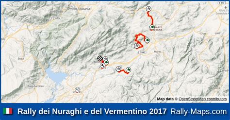 Maps Rally Dei Nuraghi E Del Vermentino 2017 CRZ Rally Maps