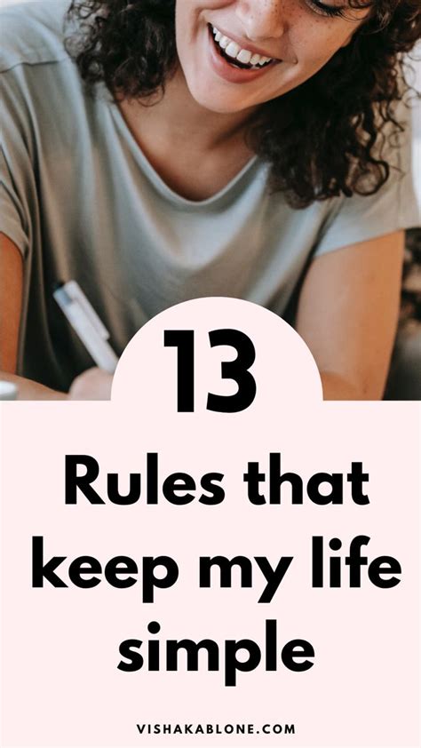 13 Rules That Keep My Life Simple In 2023 Simple Living Lifestyle