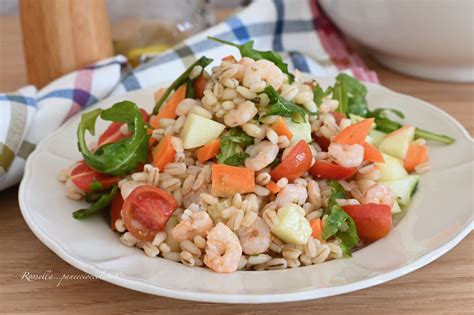 Insalata Di Farro Pomodoro E Gamberetti La Ricetta Fresca Estiva