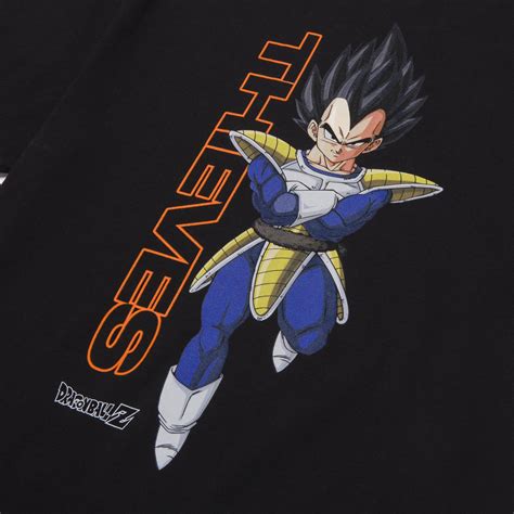 100 Thieves X Dragon Ball Z Vegeta T Shirt Black