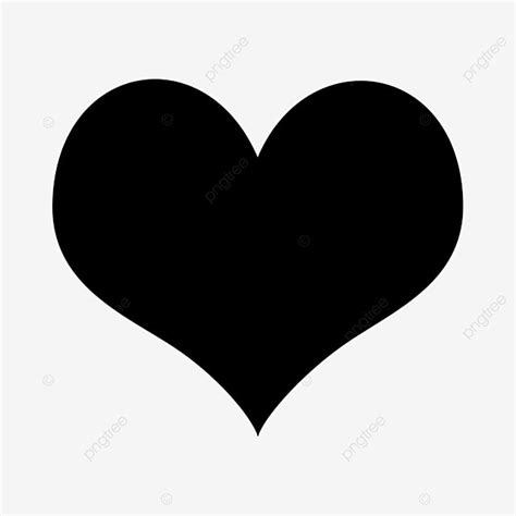 Black Hearts Silhouette Png Transparent Pure Black Heart Clip Art