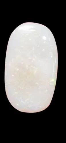 Oval Polished White Opal Gemstones, For Jewellery at Rs 500/carat in ...