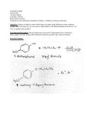 Orgo Lab Report Docx Amanda Josaphat Section Ta Alexi Martin