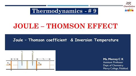 Joule Thomson Effect Youtube