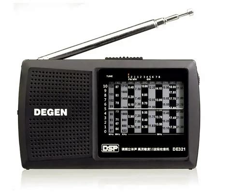 Degen De Radio Fm Est Reo Mw Sw Receptor De Banda Mundial Dsp Radio