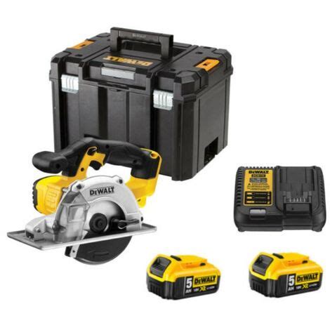 Dewalt DCS373P2 Scie circulaire sans fil métal 18V XR Li Ion 2x