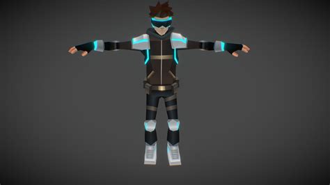 Sci-Fi Lowpoly Character Animation - Buy Royalty Free 3D model by ...