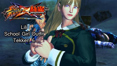 Lili School Girl Outfit From Tekken 6 Street Fighter X Tekken Youtube