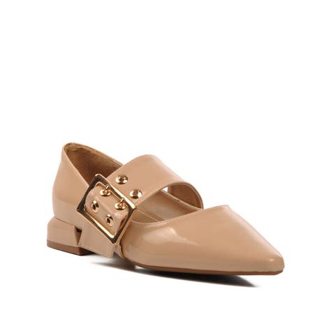 Aspor Nude Nut Rugan Kadın Topuklu Ayakkabı Fiyatları Flo