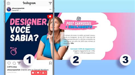 Como Fazer Um Post Carrossel No CANVA Como Usar O Canva