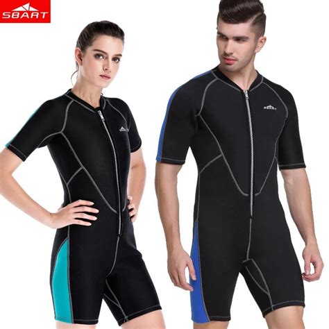 Sbart Men Wome Mm Lovers Wetsuit Neoprene Freediving Spearfishing