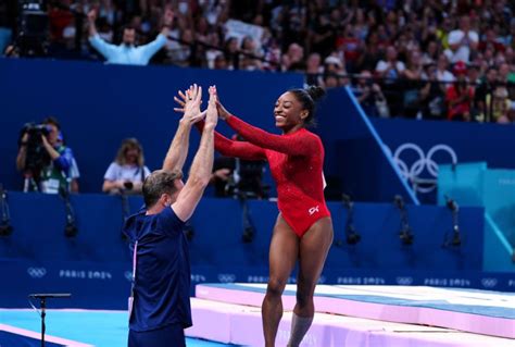 Simone Biles Dominates Vault Wins 3rd Gold Medal In Paris Swifttelecast