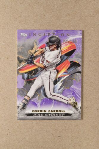 CORBIN CARROLL 83 RC 2023 Topps Inception Purple Parallel 025