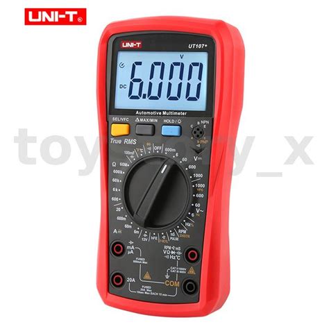 UNI T UT107 Automobile Multimeter High Precision True RMS Automobile