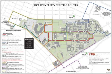 Rice Campus Map